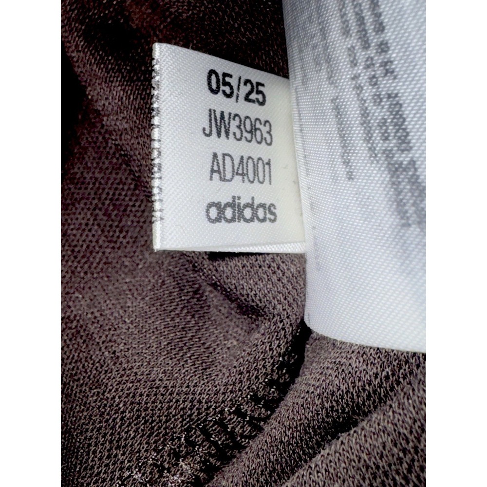 ADIDAS Originals TWISTKNIT Golf Polo Shirt Mens L Dark Brown Trefoil JW3963 EUC - Picture 5 of 7